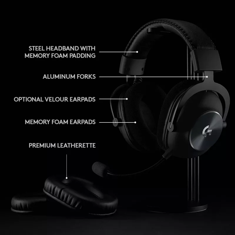LOGITECH Pro X Wireless Lightspeed Gaming Headset Μαύρο