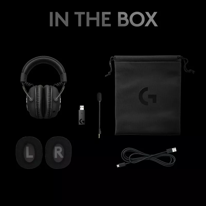 LOGITECH Pro X Wireless Lightspeed Gaming Headset Μαύρο