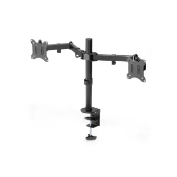 DIGITUS Univer.dual Monitor Clamp Mount 17-32in 2x 8kg (max.) Μαύρο