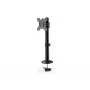 DIGITUS Universal Single Monitor Pole Mount 17-32in 8 Kg (max.) Μαύρο