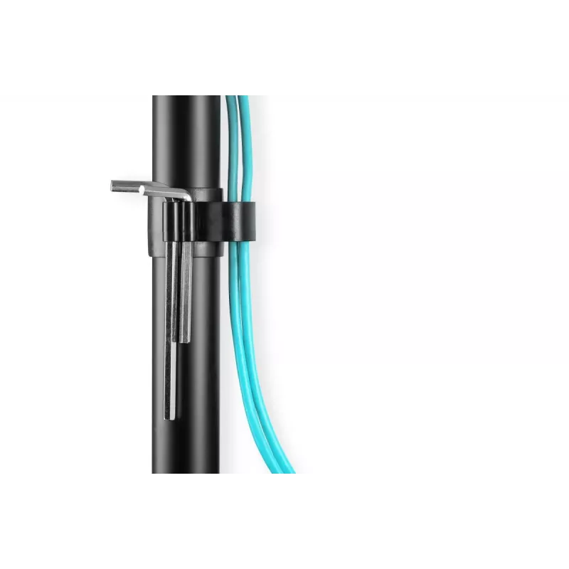 DIGITUS Universal Single Monitor Pole Mount 17-32in 8 Kg (max.) Μαύρο