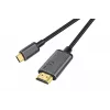 DIGITUS καλώδιο προσαρμογέα USB-C σε HDMI, 4K/30 Hz, 1,8 m, μαύρο