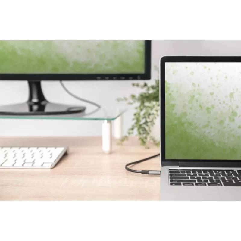 DIGITUS καλώδιο προσαρμογέα USB-C σε HDMI, 4K/30 Hz, 1,8 m, μαύρο