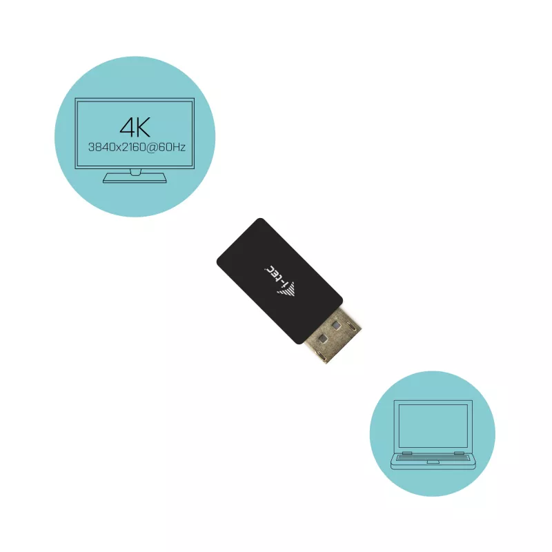 Προσαρμογέας DisplayPort σε HDMI i-tec DP2HDMI4K60HZ
