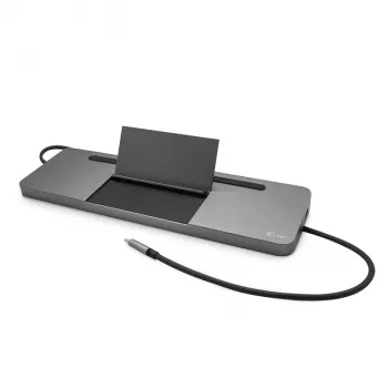 i-tec Μεταλλικό USB-C Εργονομικό 4K 3x Display Docking Station + Power Delivery 85 W