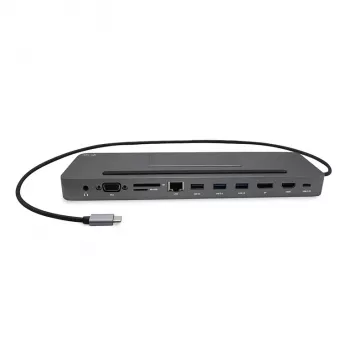 i-tec Μεταλλικό USB-C Εργονομικό 4K 3x Display Docking Station + Power Delivery 85 W
