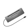 i-tec Μεταλλικό USB-C Εργονομικό 4K 3x Display Docking Station + Power Delivery 85 W