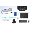 i-tec Μεταλλικό USB-C Εργονομικό 4K 3x Display Docking Station + Power Delivery 85 W