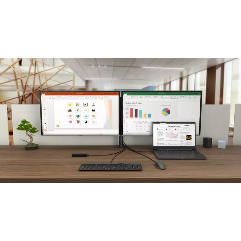 i-tec USB-C Dual Display Docking Station με Power Delivery 100 W