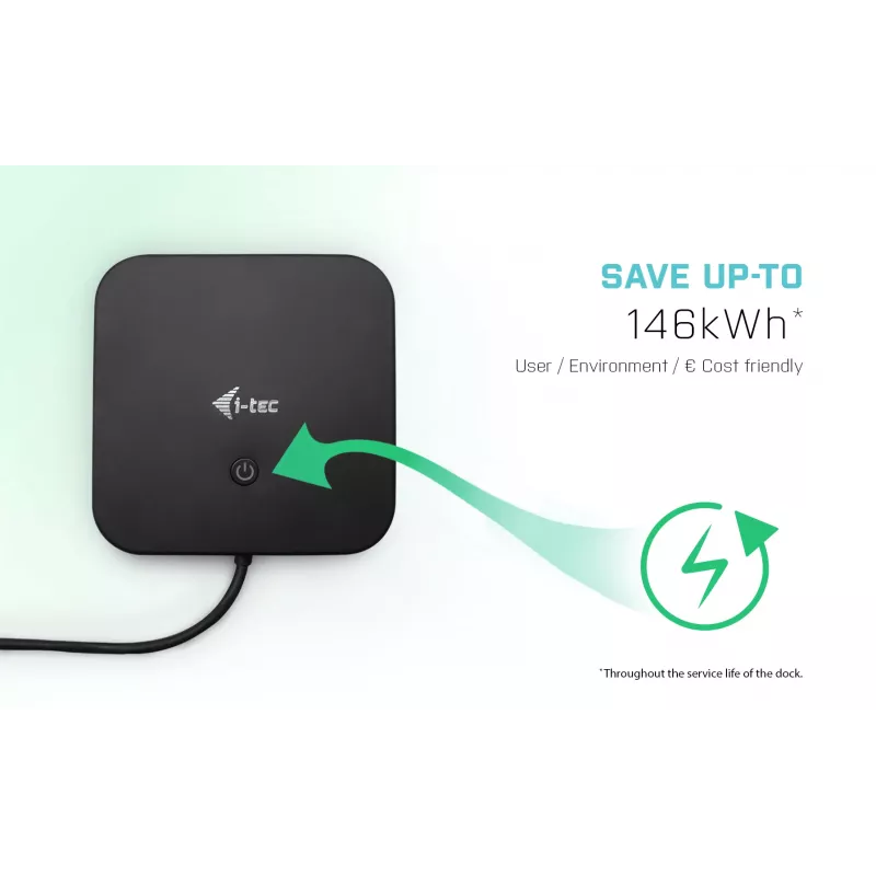 i-tec USB-C Dual Display Docking Station με Power Delivery 100 W