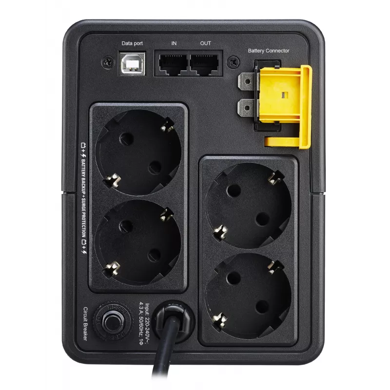 APC Back-UPS, 950 VA, Tower, 230 V, 4x πρίζες Schuko CEE 7/7, AVR