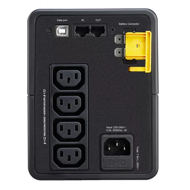 APC Back-UPS BX750MI - 750VA, 4x C13, USB, Line-Interactive, 0.75 kVA, 410 W, ημιτονοειδές, 140 V, 300 V