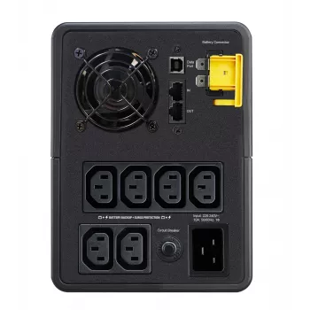 APC Back-UPS, 2200VA, Tower, 230V, 6x πρίζες IEC C13, AVR, Line-Interactive, 2,2 kVA, 1200 W, ημιτονοειδές, 140 V, 300 V