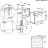 Electrolux EOF3H40X 2790 W Μαύρο, ανοξείδωτο ατσάλι