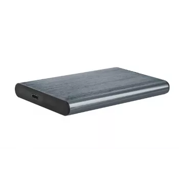GEMBIRD USB 3.1 Θήκη SATA HDD 2,5 inch με σύνδεση Type-C, βουρτσισμένο αλουμίνιο - Γκρι