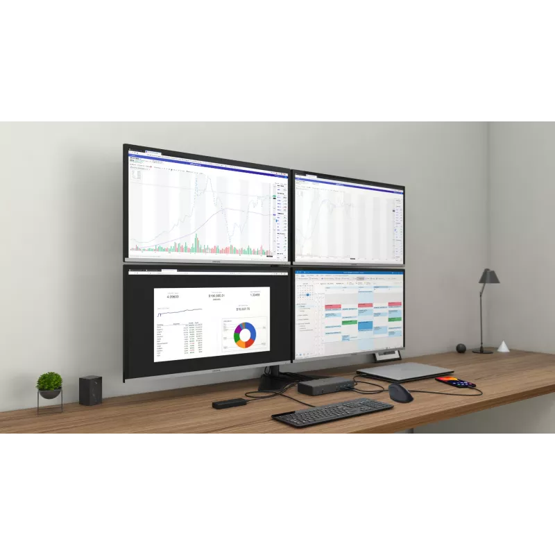 Docking Station i-tec USB-C Quattro Display Docking Station με Power Delivery 85 W