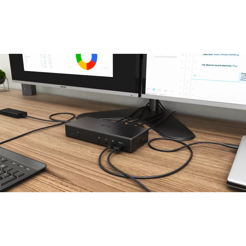 Docking Station i-tec USB-C Quattro Display Docking Station με Power Delivery 85 W