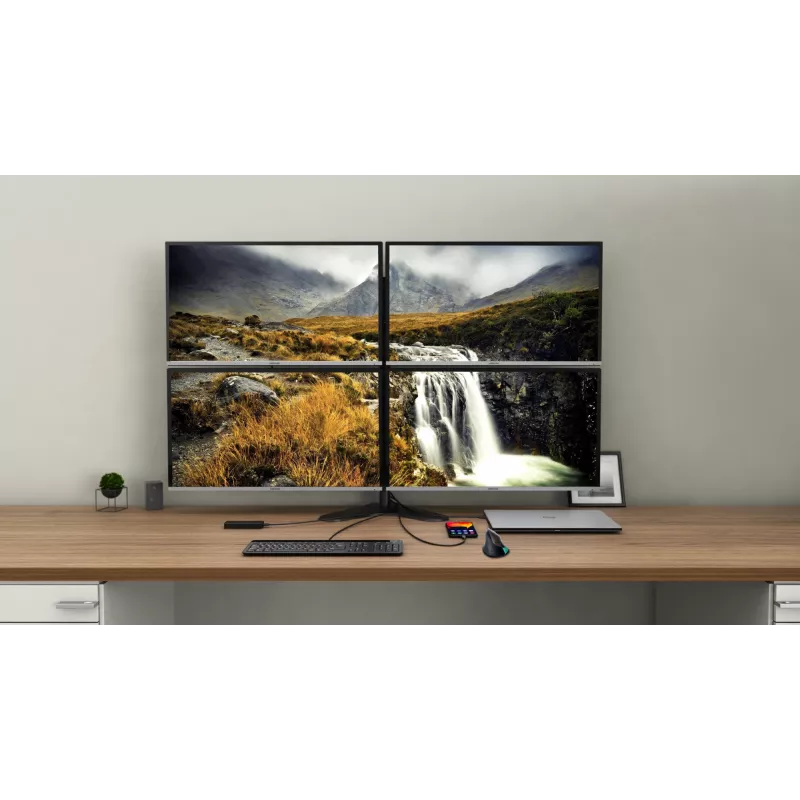 Docking Station i-tec USB-C Quattro Display Docking Station με Power Delivery 85 W