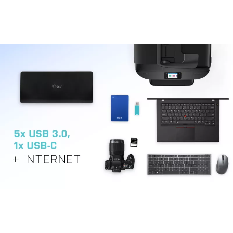 Docking Station i-tec USB-C Quattro Display Docking Station με Power Delivery 85 W