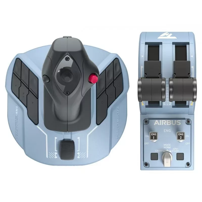 Thrustmaster Airbus Edition Μαύρο, Μπλε USB Joystick Αναλογικό / Ψηφιακό PC