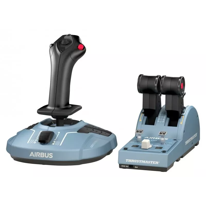 Thrustmaster Airbus Edition Μαύρο, Μπλε USB Joystick Αναλογικό / Ψηφιακό PC