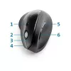 Ποντίκι Kensington Pro Fit Ergo Vertical Wireless RF Wireless