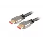 Καλώδιο HDMI LANBERG CA-HDMI-30CU-0018-BK — HDMI 2.1, 1,8 m, 48 Gbit/s, 7680×4320, 240 Hz, ARC, eARC/Υποστήριξη Ethernet