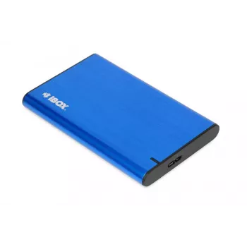 Θήκη HDD/SSD IBOX HD-05 — 2,5 ίντσες SATA III, USB 3.2 Gen 1 (Micro-USB B), έως 10 TB, μπλε