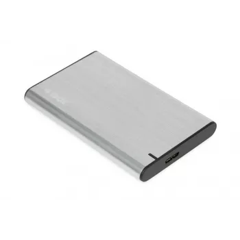 Θήκη HDD/SSD IBOX HD-05 — 2,5 ίντσες SATA III, USB 3.2 Gen 1 (5 Gbit/s), Micro-USB B, έως 10 TB, γκρι
