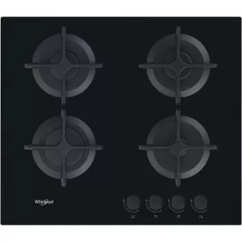 Whirlpool AKT 616/NB Μαύρο Εντοιχιζόμενη βάση υγραερίου 60 cm 4 εστίες