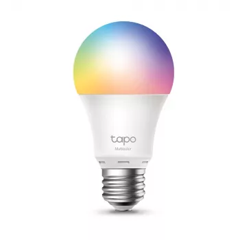 TP-Link Tapo Έξυπνος Λαμπτήρας Wi-Fi, Multicolor, Έξυπνος λαμπτήρας, Wi-Fi, Metallic, Λευκό, 802.11b, 802.11g, Wi-Fi 4 (802.11n), LED, E27