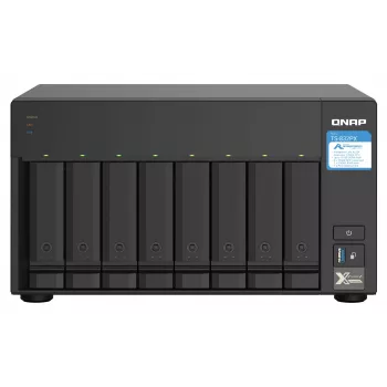 QNAP TS-832PX NAS Tower Annapurna Labs AL324 4 GB DDR4 0 TB QNAP Turbo System Αλουμίνιο, Μαύρο