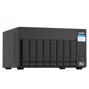 QNAP TS-832PX NAS Tower Annapurna Labs AL324 4 GB DDR4 0 TB QNAP Turbo System Αλουμίνιο, Μαύρο