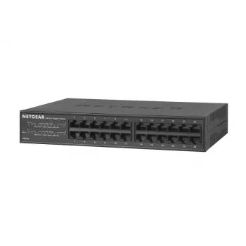 NETGEAR GS324 Μη διαχειριζόμενο Gigabit Ethernet (10/100/1000) μαύρο