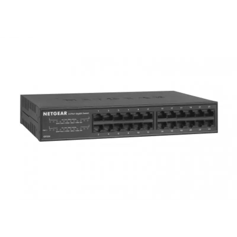 NETGEAR GS324 Μη διαχειριζόμενο Gigabit Ethernet (10/100/1000) μαύρο