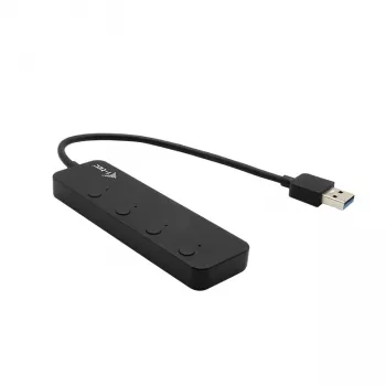 USB Hub i-tec USB 3.0 Metal HUB 4 Port με μεμονωμένους διακόπτες on/off