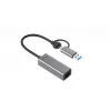 Αντάπτορας “i-tec Metal USB-C/USB-A 2.5Gbps Ethernet”, ενσύρματος, USB Type-A/USB Type-C, Ethernet, 2500 Mbit/s, γκρι