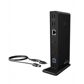 ICY BOX IB-DK2251AC ενσύρματο USB 3.2 Gen 2 (3.1 Gen 2) Type-A μαύρο