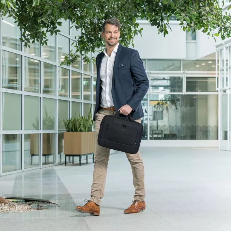 DICOTA Eco Top Traveller Base - Θήκη notebook 13-14,1 inch - Μαύρο / 300d RPET Polyester