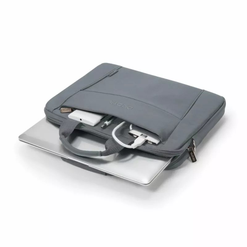 DICOTA Eco schlank Case Base – Θήκη notebook 13–14,1 inch – Γκρι / 300d RPET Polyester