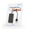 USB-Hub Gembird UHB-U2P4-04 – 4-Port USB 2.0, Plug-and-Play, μαύρο, 480 Mbit/s
