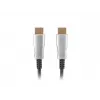 Lanberg CA-HDMI-20FB-0200-BK ενεργό οπτικό (AOC) καλώδιο HDMI 2.0, 20 m, τύπου A αρσενικό-αρσενικό, 4K 60 Hz (3840x2160), 18 Gbit/s, Ethernet, μαύρο