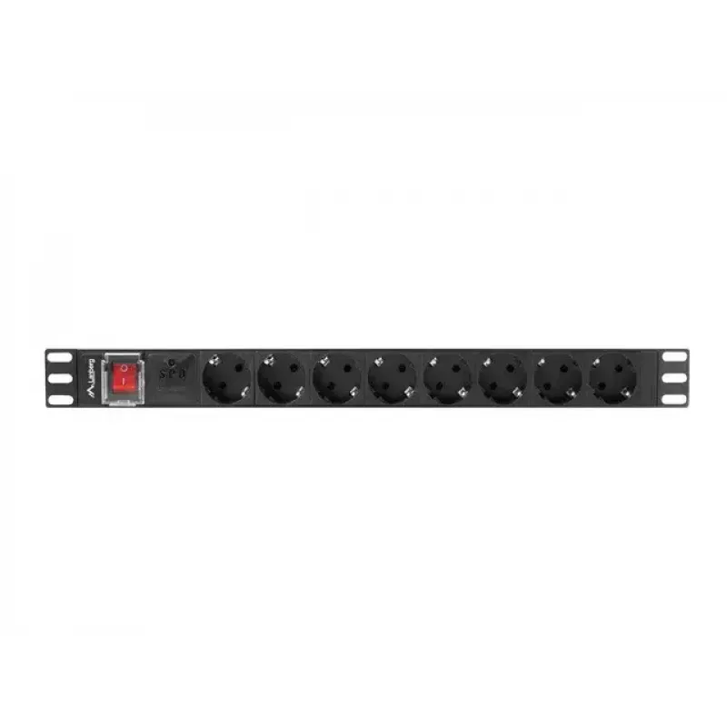 Μονάδα διανομής ρεύματος PDU Lanberg PDU-08F-0200-BK