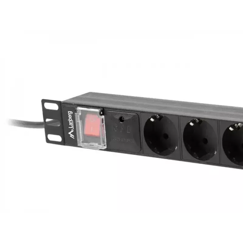 Μονάδα διανομής ρεύματος PDU Lanberg PDU-08F-0200-BK