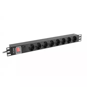 Μονάδα διανομής ρεύματος PDU Lanberg PDU-08F-0200-BK