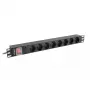 Μονάδα διανομής ρεύματος PDU Lanberg PDU-08F-0200-BK