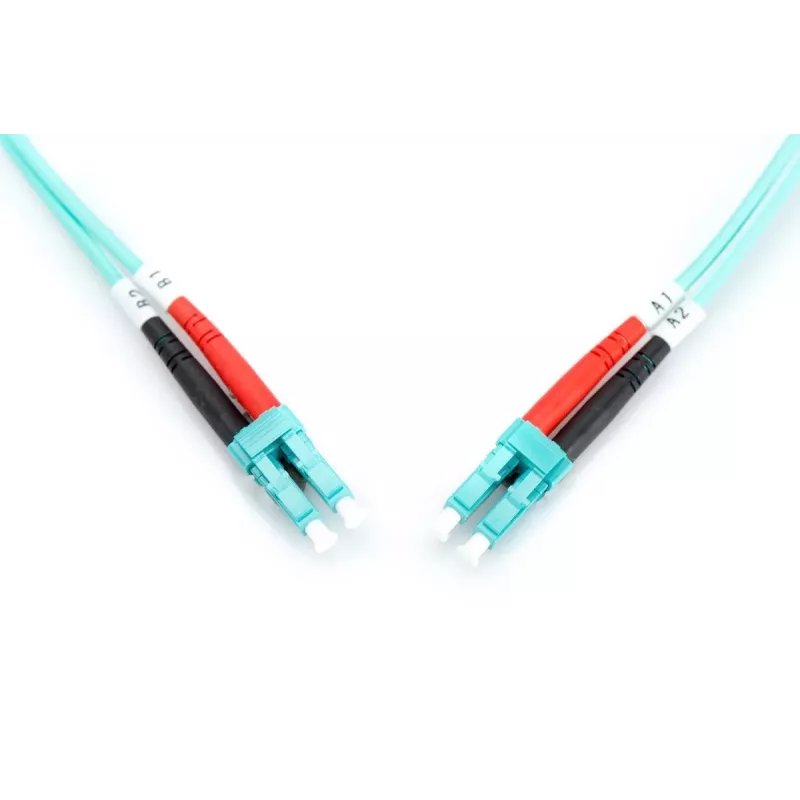 Καλώδιο patch οπτικών ινών DIGITUS, LC σε LC Multimode 50/125 µ, Duplex μήκος 2m κλάση OM3