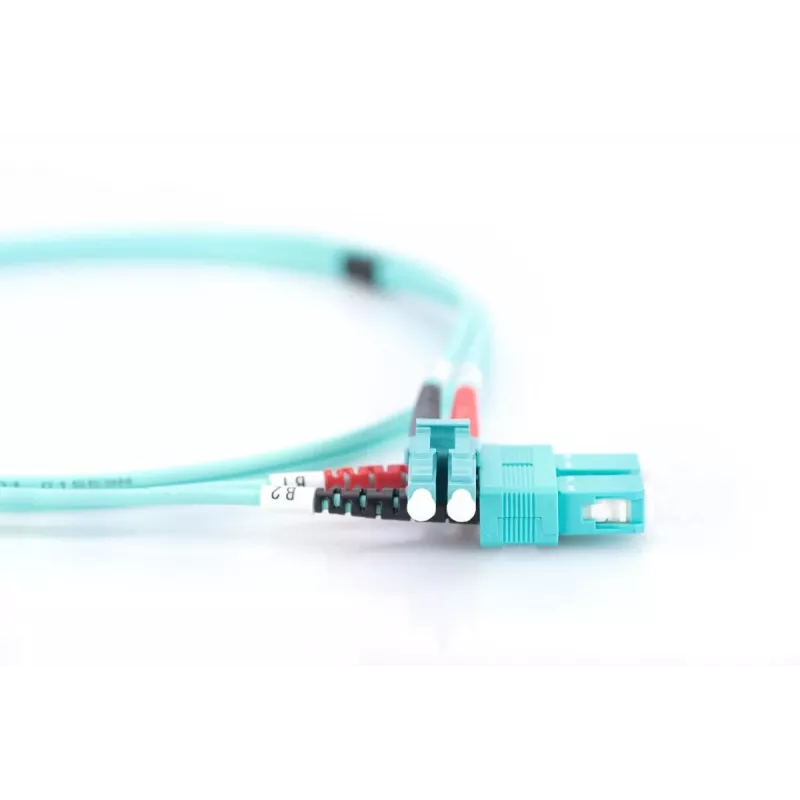 Καλώδιο patch οπτικών ινών DIGITUS, LC σε SC Multimode 50/125 µ, Duplex μήκος 3m κλάση OM3