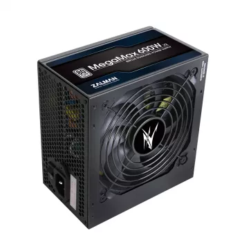 Zalman ZM600-TXII V2 MegaMax τροφοδοτικό PC 600 W, 80 PLUS Standard EU, ενεργό PFC, ATX 20+4 pin, ανεμιστήρας 120 mm