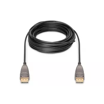 DIGITUS DisplayPort AOC Υβριδικό καλώδιο οπτικών ινών M/M UHD 8K@60Hz, CE, μαύρο 15m